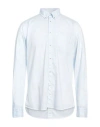 Ploumanac'h Man Shirt Sky Blue Size 16 Cotton, Elastane