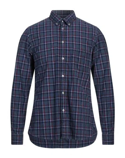Ploumanac'h Man Shirt Slate Blue Size 15 ¾ Cotton, Nylon