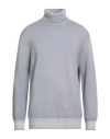 Ploumanac'h Man Turtleneck Grey Size Xxl Wool, Cashmere