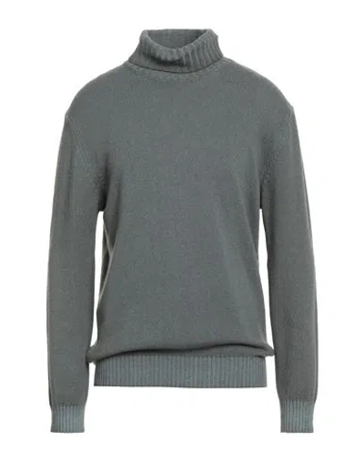 Ploumanac'h Man Turtleneck Military Green Size Xl Wool, Cashmere