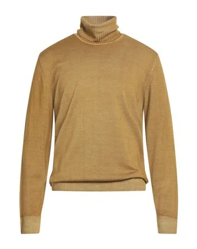 Ploumanac'h Man Turtleneck Mustard Size Xl Wool
