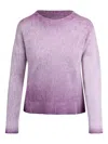 Ploumanac'h Ombre-effect Crew-neck Sweater In Purple