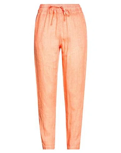 Ploumanac'h Woman Pants Orange Size S Linen