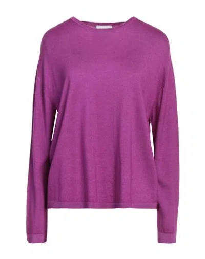 Ploumanac'h Woman Sweater Purple Size L Wool