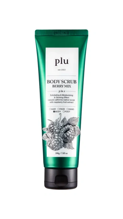 Plu Body Scrub Berry Mix In Transparent