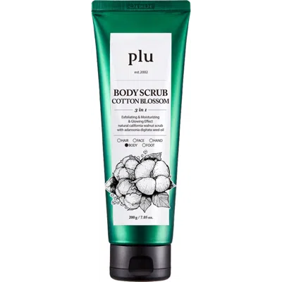 Plu Body Scrub Cotton Blossom In Transparent