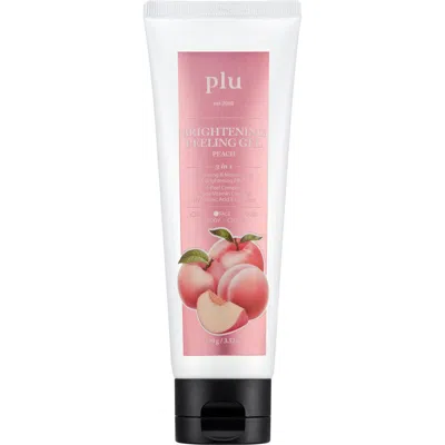Plu Glowing Facial Peeling Gel Peach In Transparent