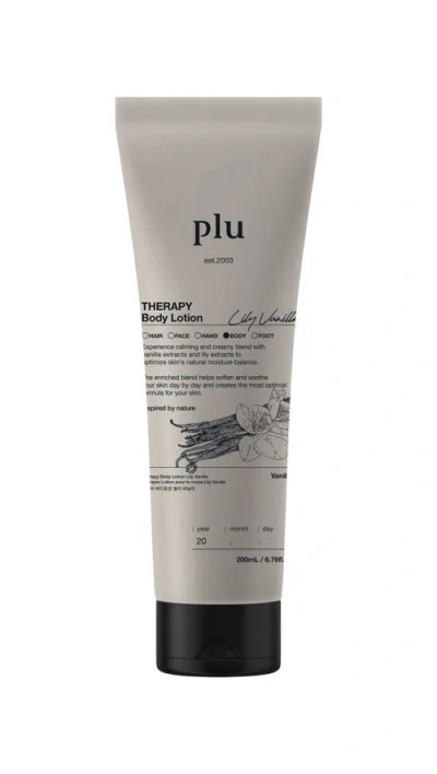 Plu Therapy Body Lotion Lily Vanilla In Transparent