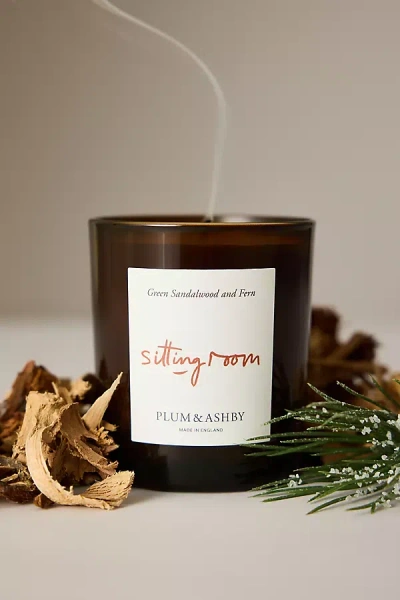 Plum & Ashby Green Sandalwood & Fern Sitting Room Candle