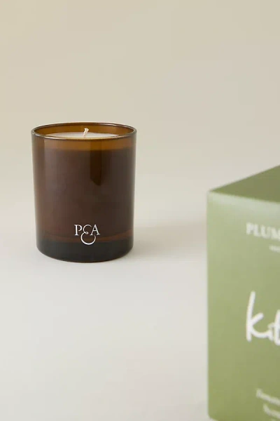 Plum & Ashby Tomato Leaf & Bay Kitchen Candle In Green