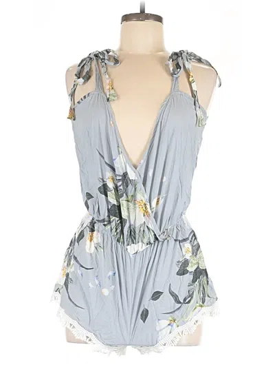 Pre-owned Plum Pretty Sugar Romper In Gray