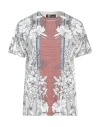 Plus + Plus Woman T-shirt White Size S Polyester, Viscose, Modal, Elastane In White