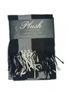 Plush Scarf In Blue