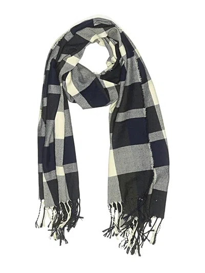 Pre-owned Plush Scarf In Blue