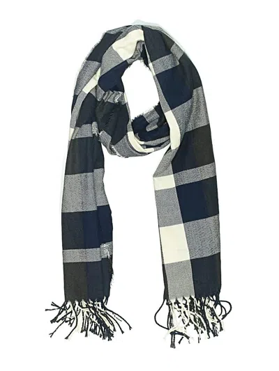 Pre-owned Plush Scarf In Blue