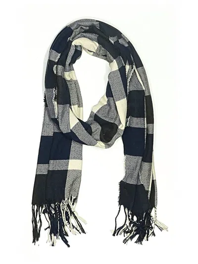 Pre-owned Plush Scarf In Blue