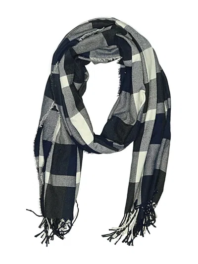 Pre-owned Plush Scarf In Blue