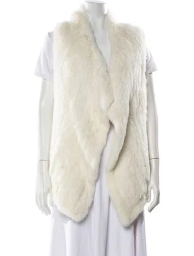 Pre-owned Ply Cashmere Open Front Sweater In Neutral