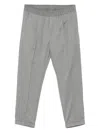 P.m.d.s Light Grey Elasticated Trouser In Grau