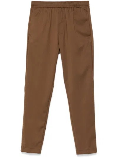 P.m.d.s Brown Elasticated Trouser