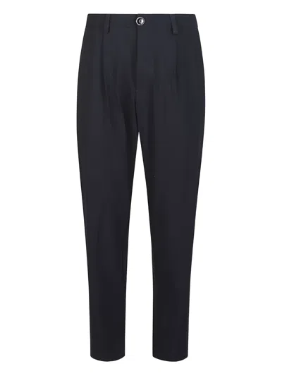 P.m.d.s Button Trousers In Blue