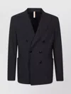 P.m.d.s Eritrea Double-breasted Jacket With Notch Lapel In Blue
