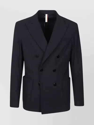 P.M.D.S DOUBLE-BREASTED WOOL BLEND JACKET
