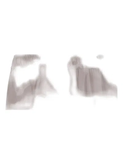 P.m.d.s Elastic-waistband Trousers In Gray