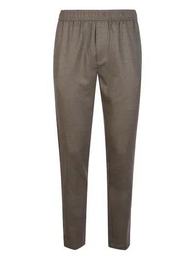 P.m.d.s Elasticated Trousers In Brown