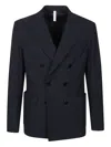 P.m.d.s Eritrea Wool-blend Jacket In Blue
