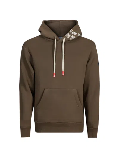 P.m.d.s Kangaroo-pocket Sweatshirt In Brown