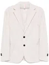 P.m.d.s Pmds Single-breasted Jacket In Light Grey