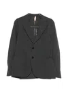 P.m.d.s Louis Patch-pocket Blazer In Gray