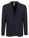 P.m.d.s Pmds Men's Single-breasted Blazer In Navy