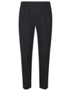 P.m.d.s Pmds Men's Slim Tapered Pull-on Pants In Black