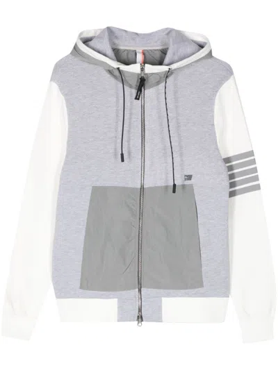 P.m.d.s `kiti` Full-zip Sweatshirt In Grey