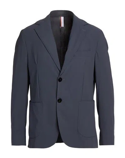 Pmds Premium Mood Denim Superior Man Blazer Charcoal Size L Polyamide, Elastane In Grey