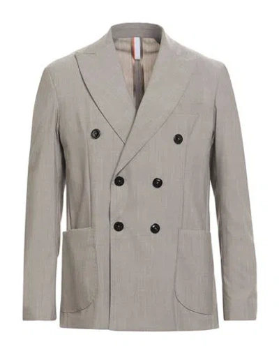 Pmds Premium Mood Denim Superior Man Blazer Khaki Size L Polyamide, Wool, Elastane In Multi