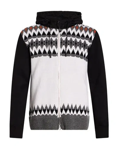 Pmds Premium Mood Denim Superior Man Cardigan Ivory Size M Merino Wool, Cotton, Polyester In Multi