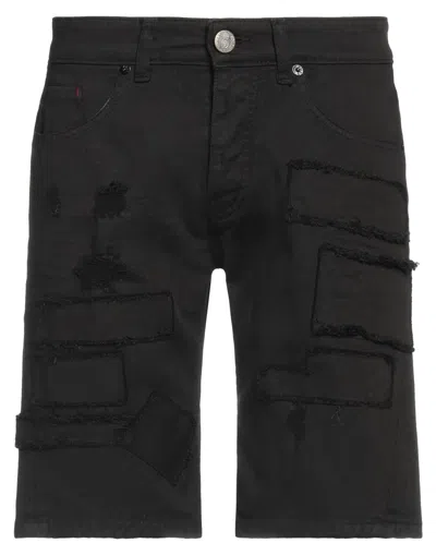 Pmds Premium Mood Denim Superior Denim Shorts In Black
