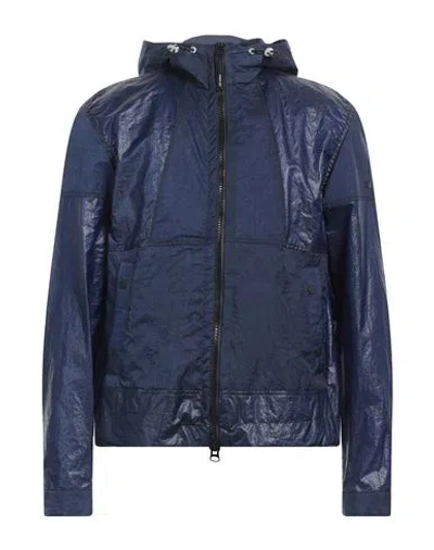 Pmds Premium Mood Denim Superior Man Jacket Blue Size L Polyurethane, Polyamide