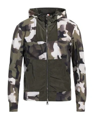 Pmds Premium Mood Denim Superior Man Jacket Military Green Size Xxl Polyamide, Elastane