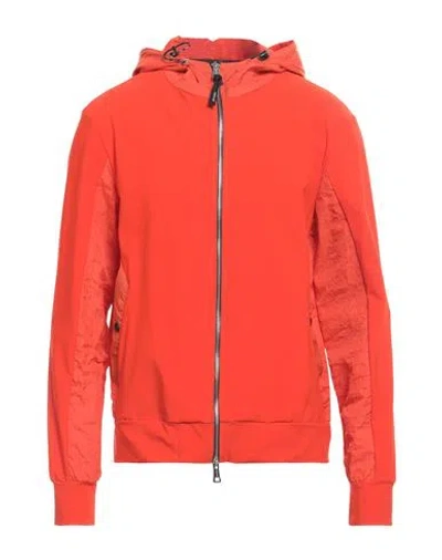Pmds Premium Mood Denim Superior Man Jacket Tomato Red Size Xl Polyamide, Elastane In Orange