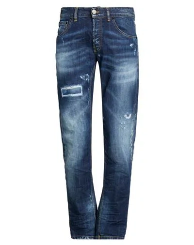 Pmds Premium Mood Denim Superior Man Jeans Blue Size 30w-30l Cotton, Elastane