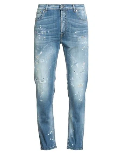 Pmds Premium Mood Denim Superior Man Jeans Blue Size 33w-30l Cotton, Elastane