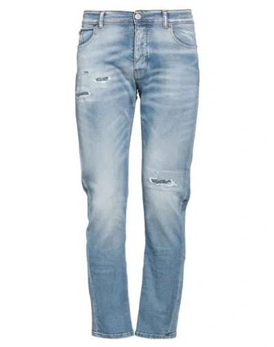 Pmds Premium Mood Denim Superior Man Jeans Blue Size 34 Cotton, Elastane