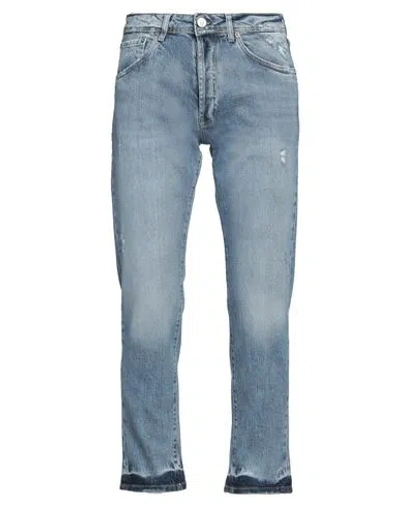 Pmds Premium Mood Denim Superior Man Jeans Blue Size 35 Cotton, Elastane