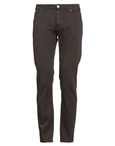 Pmds Premium Mood Denim Superior Man Jeans Chocolate Brown Size 34 Cotton, Elastane
