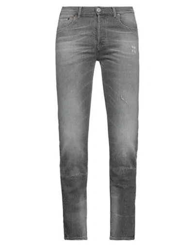 Pmds Premium Mood Denim Superior Man Jeans Grey Size 36 Cotton, Elastane
