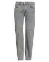 Pmds Premium Mood Denim Superior Man Jeans Grey Size 34 Cotton, Elastane In Gray